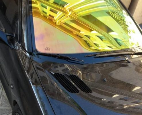 ویندوفیلم های رفلکتیو برای دودی کردن شیشه های خودرو در چهار رنگ مختلف به کار می روند.